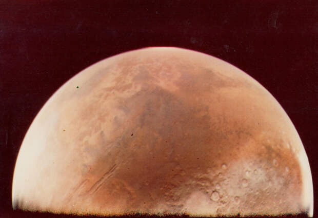 Марсианское полушарие, Viking 1 Orbiter, июнь 1976