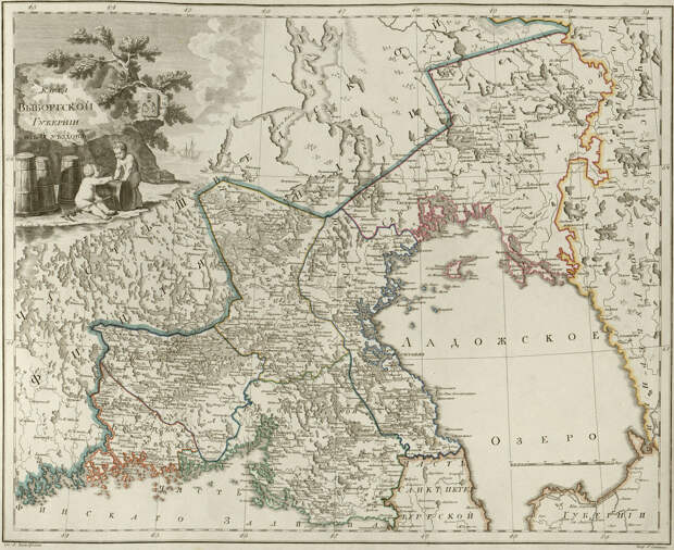 02. Карта Выборгской губернии