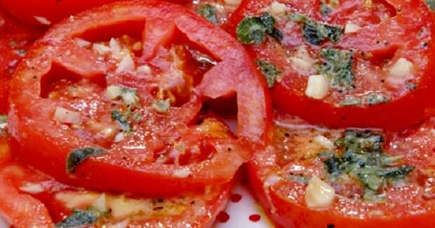 Маринованные помидоры по-итальянски за 30 минут. Рецепт, который стоит сохранить!