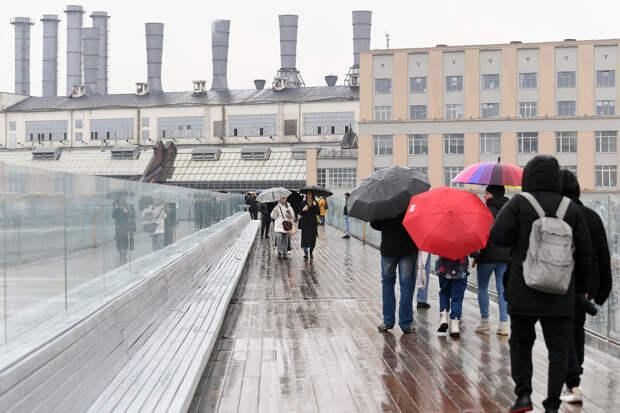 Горхозяйство Москвы: в столице в понедельник ожидаются сильные дожди с грозами