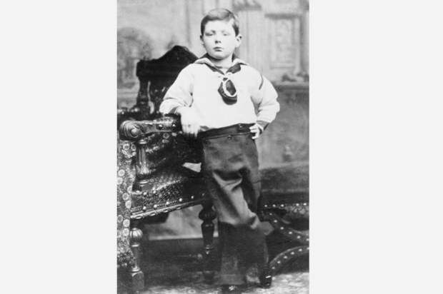 Уинстон Черчиль в возрасте 7 лет.