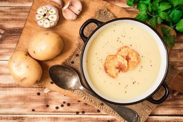 Простой рецепт супа с картошкой
