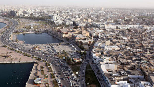 Вид на город Триполи, Ливия.  Архивное фото