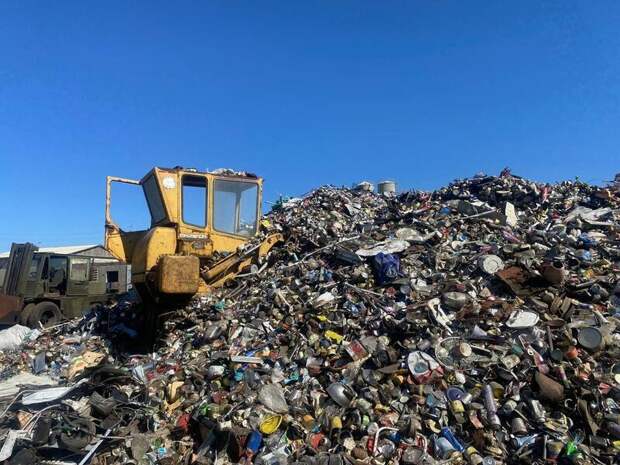 В Ивановке ликвидировали очаги тления на северной стороне мусорного полигона
