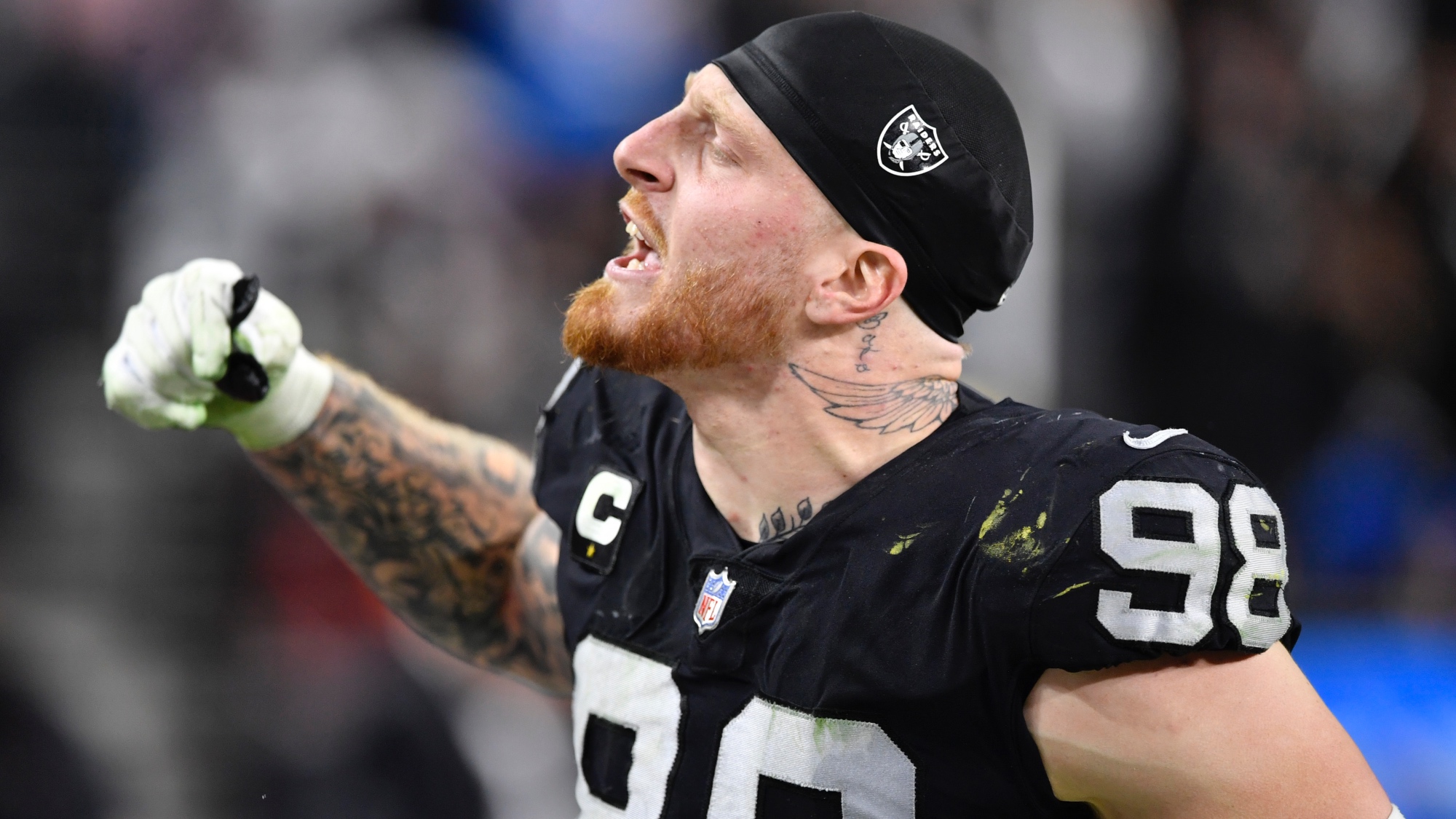 Maxx Crosby Las Vegas Raiders tattoos