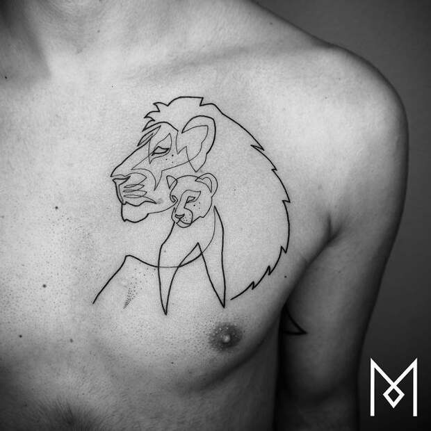 Лев. Автор: Mo Ganji.
