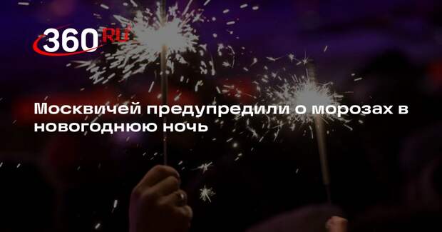 Синоптик Вильфанд: в новогоднюю ночь в Москве ожидаются морозы