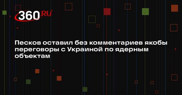 Песков оставил без комментариев якобы переговоры с Украиной по ядерным объектам