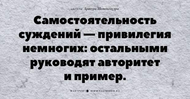 20 незабываемых цитат «философа пессимизма» Артура Шопенгауэра