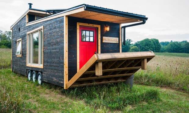 Greenmoxie Tiny House - домик на колесах, безопасный для окружающих.