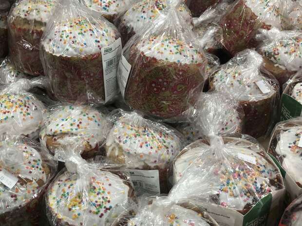 За год куличи в магазинах Петербурга подорожали в 2,5 раза