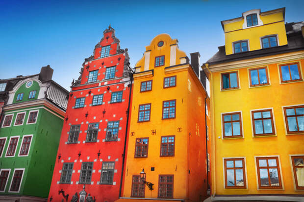 Gamla Stan, Stockholm Gamla Stan, Stockholm архитектура, пейзаж, разноцветные города, юмор