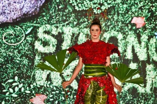 Наряды из растений на BioFashion Show (24 фото) Наряды из растений на BioFashion Show (24 фото)
