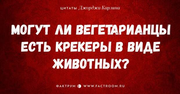 30 циничных высказываний Джорджа Карлина, которые бьют не в бровь, а в глаз