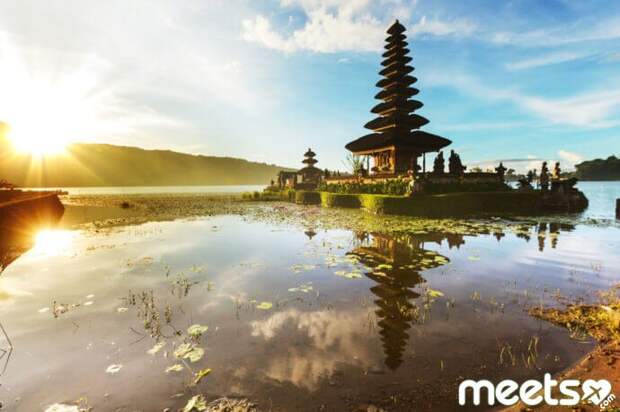 Bali, Indonesia sunset in Bali