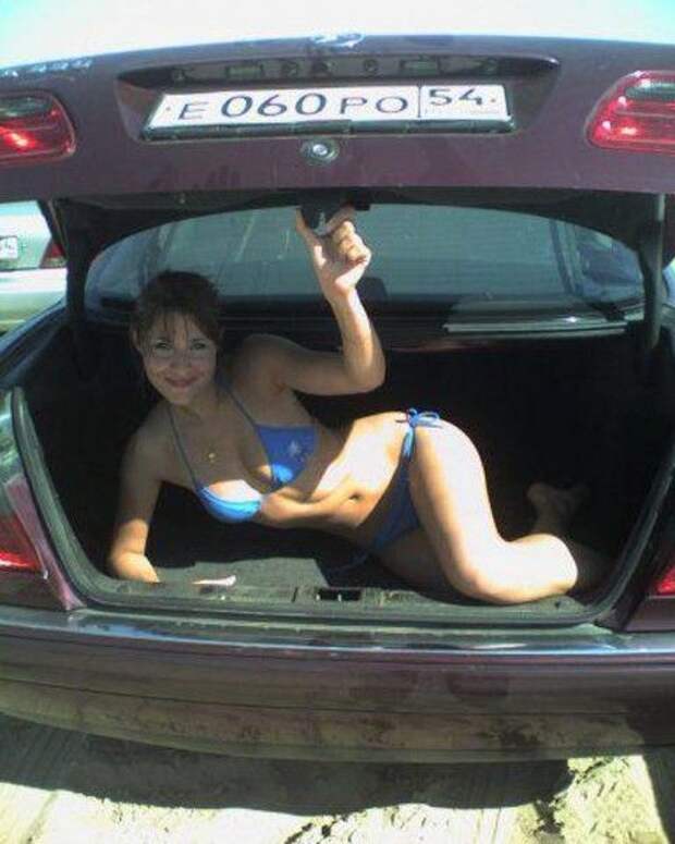 Авто девушки из России (55 фото) 