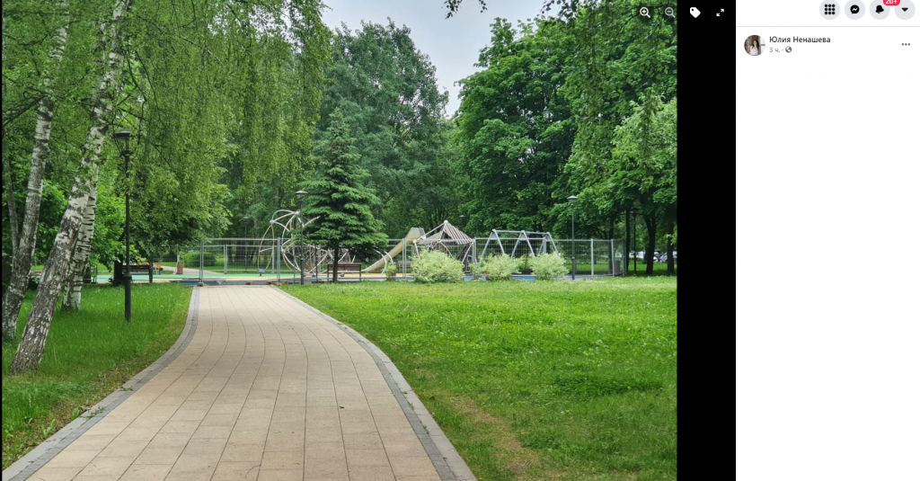 Детскую площадку в «Саду будущего» закрыли на ремонт до июля