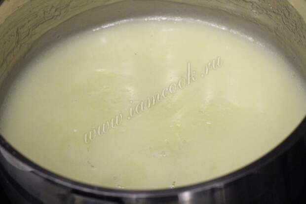 Проварить крем