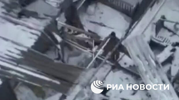 Появилось видео удерживавшего позицию два месяца российского бойца