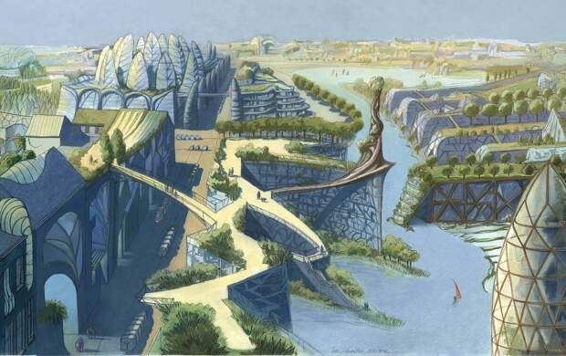 Невозможные города-леса будущего от бельгийского архитектора. Или всё-таки возможные?