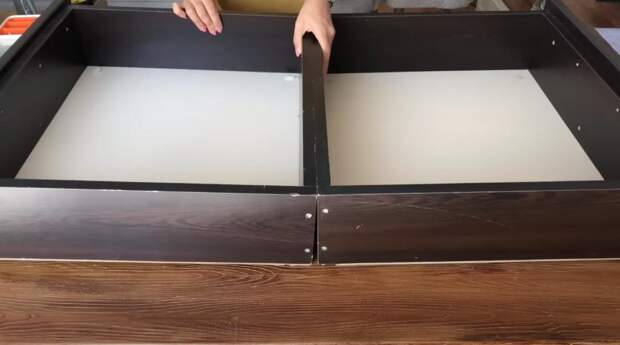 Как сделать письменный стол из старых мебельных ящиков