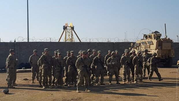 Американские солдаты на военной базе к северу от Мосула, Ирак. 4 января 2017 года. Фото: Reuters