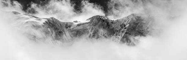 Мощные фотографии пятой по величине вершины мира величие, восьмитысячники, гималаи, гора, горная вершина, красота, черно-белая фотография, черно-белое фото