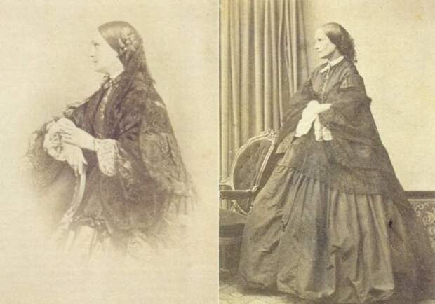 Наталья Николаевна Пушкина-Ланская, в девичестве Гончарова. Фото конца 1850-х – начала 1860-х гг. | Фото: pushkinskij-dom.livejournal.com