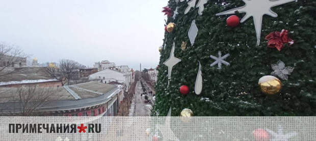 Стартовал демонтаж главной новогодней елки столицы Крыма
