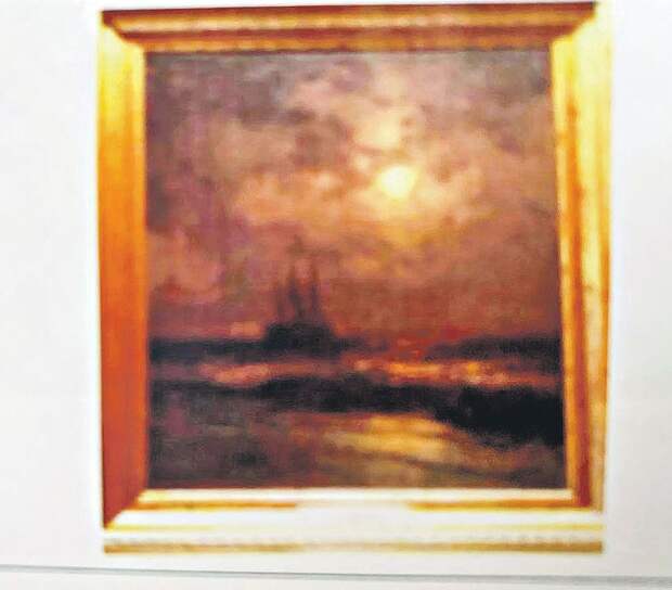 Эта работа Айвазовского «На море в лунную ночь» (холст, масло, размер 960 на 1280 см) - одна из самых дорогих в коллекции Петросяна. Фото: Личный архив 