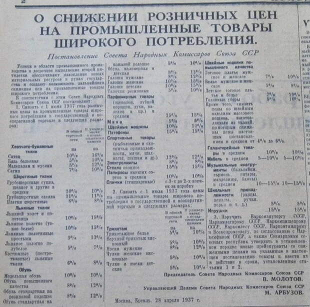 71 млрд. руб. в год - народу, или Зачем «тиран» Сталин снижал цены на товары