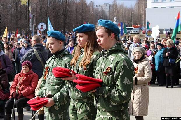 В День Победы в столице Карелии состоялся Молодежный Марш Памяти