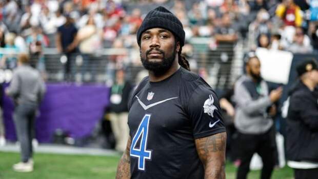 running back dalvin cook at the nfl pro bowl