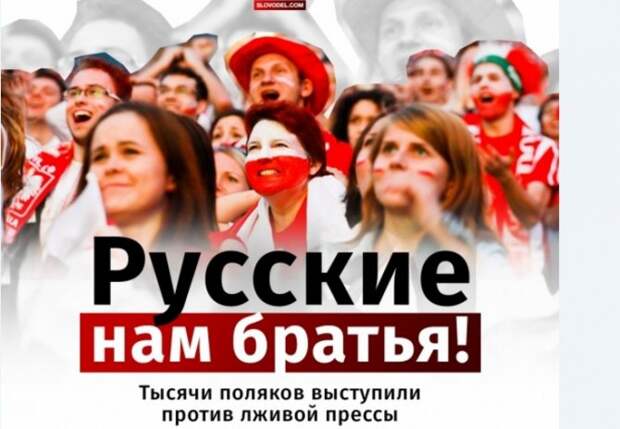 РУССКИЕ НАМ БРАТЬЯ! ТЫСЯЧИ ПОЛЯКОВ ВЫСТУПИЛИ ПРОТИВ ЛЖИВОЙ ПРЕССЫ