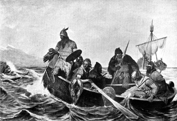 Иллюстрация из книги Хелена Гербера «Мифы норманнов»