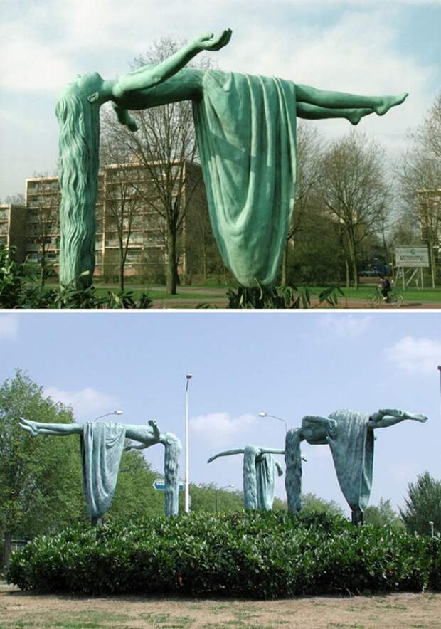 Скульптуры, презревшие закон всемирного тяготения