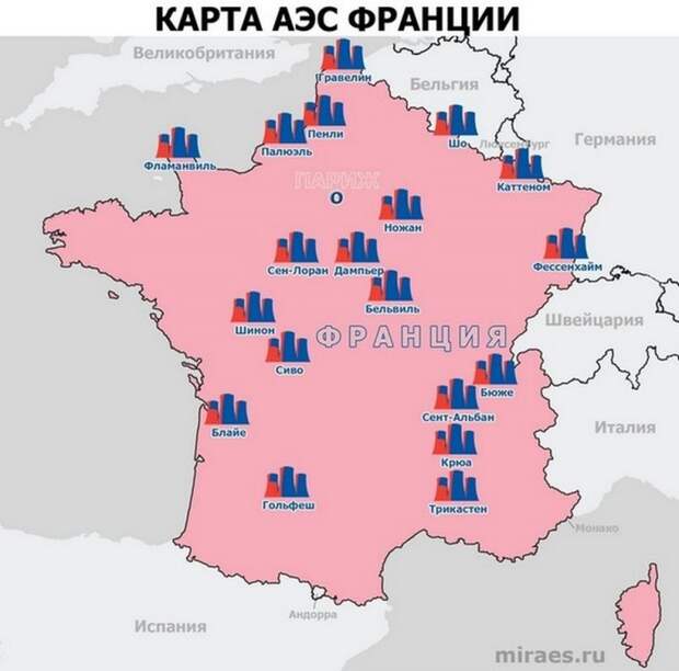 Карта промышленности германии