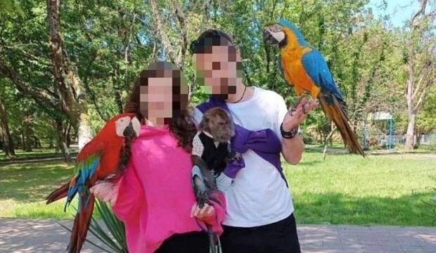 В Сочи задержали фотографа, который требовал с туристов 20 тысяч за фото с попугаем