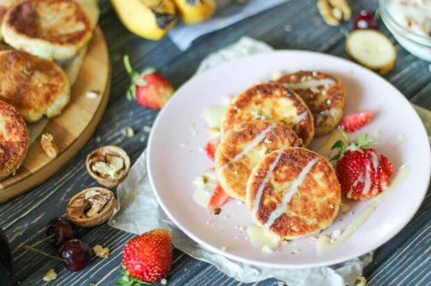 Овсяные сырники. \ Фото: pinterest.com.