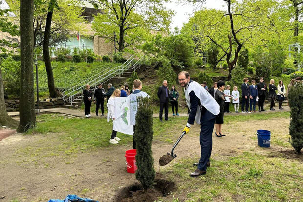 В Нью-Йорке высадили деревья "Сада памяти"