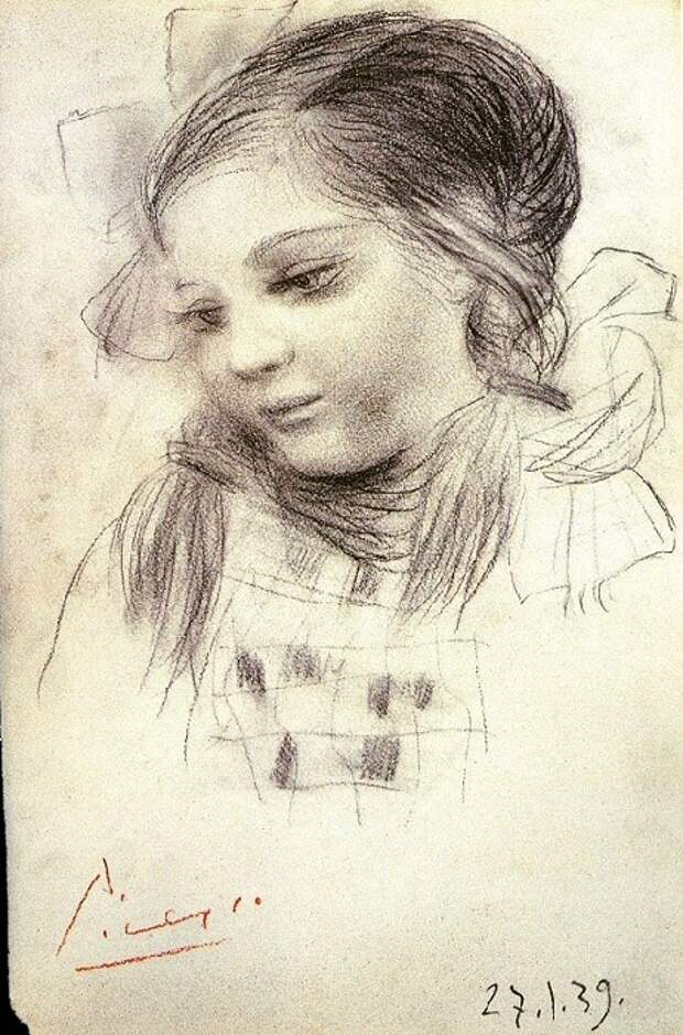 Пабло Пикассо, «Портрет дочери Майи», 1939. Пабло Пикассо, «Портрет дочери Майи», 1939.
