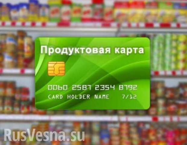 Минфин поддержал идею продовольственных карточек | Русская весна