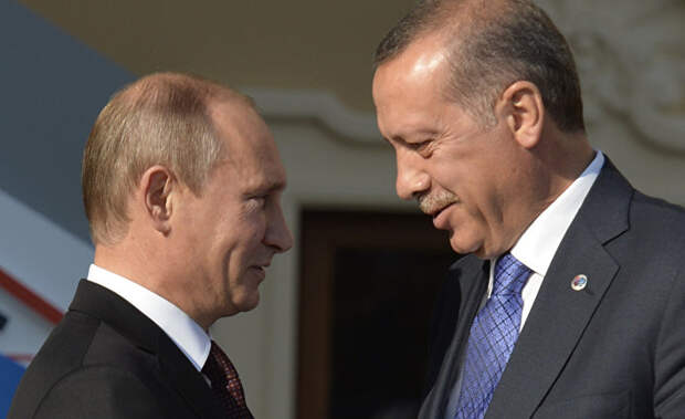 Президент России Владимир Путин и премьер-министр Турции Реджеп Тайип Эрдоган Президент России Владимир Путин и премьер-министр Турции Реджеп Тайип Эрдоган