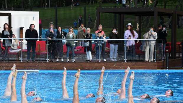 Российские синхронистки завоевали золото в произвольной программе групп на этапе Кубка мира в Париже