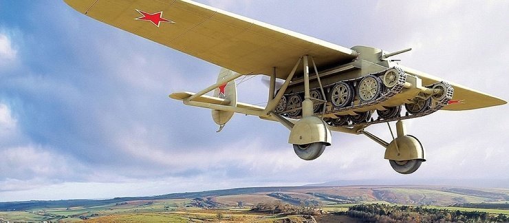 Легкий советский танк А-40 Летающий танк Легкий советский танк А-40 Летающий танк военное, вторая мировая, технологии