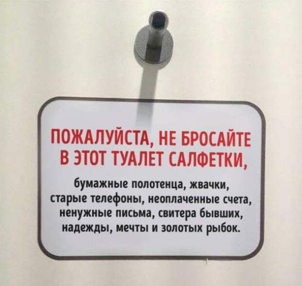 Остроумные объявления, вывески и таблички (21 фото)