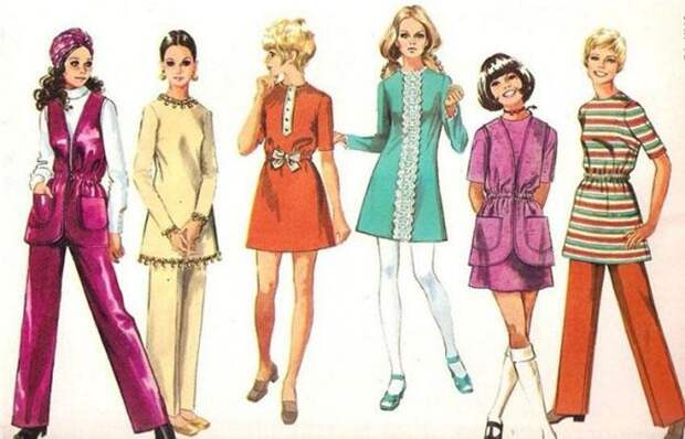 Имея под рукой швейную машинку и журнал мод с готовыми выкройками и эскизами, советские женщины шили красивые наряды/Фото:expertpovolosam.com