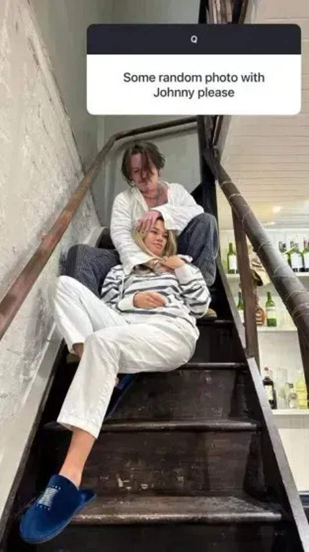 Джонни Депп и Юлия Власова