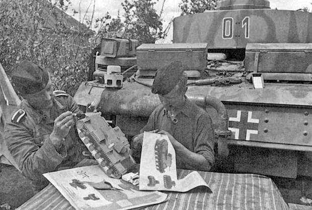 Сборные модели танков в немецкой армии