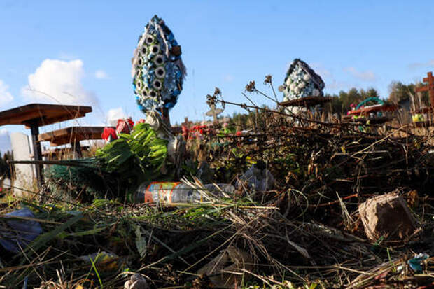 «Вам померещилось»: жители станицы в Динском районе Краснодарского края перекрыли дорогу мусоровозам, свозящим отходы со всех окрестных кладбищ к их домам